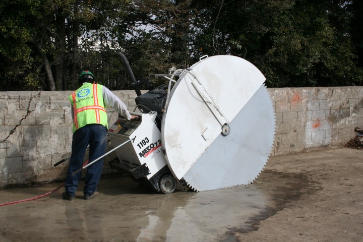 Gas Slab Sawing